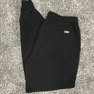 Figs Black Track Pants